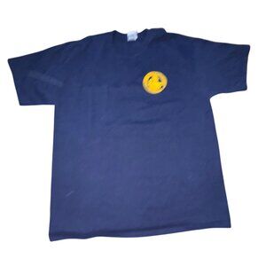 USS Theodore Roosevelt 'The Big Stick' Adult T-Shirt-Blue-XL-GUC